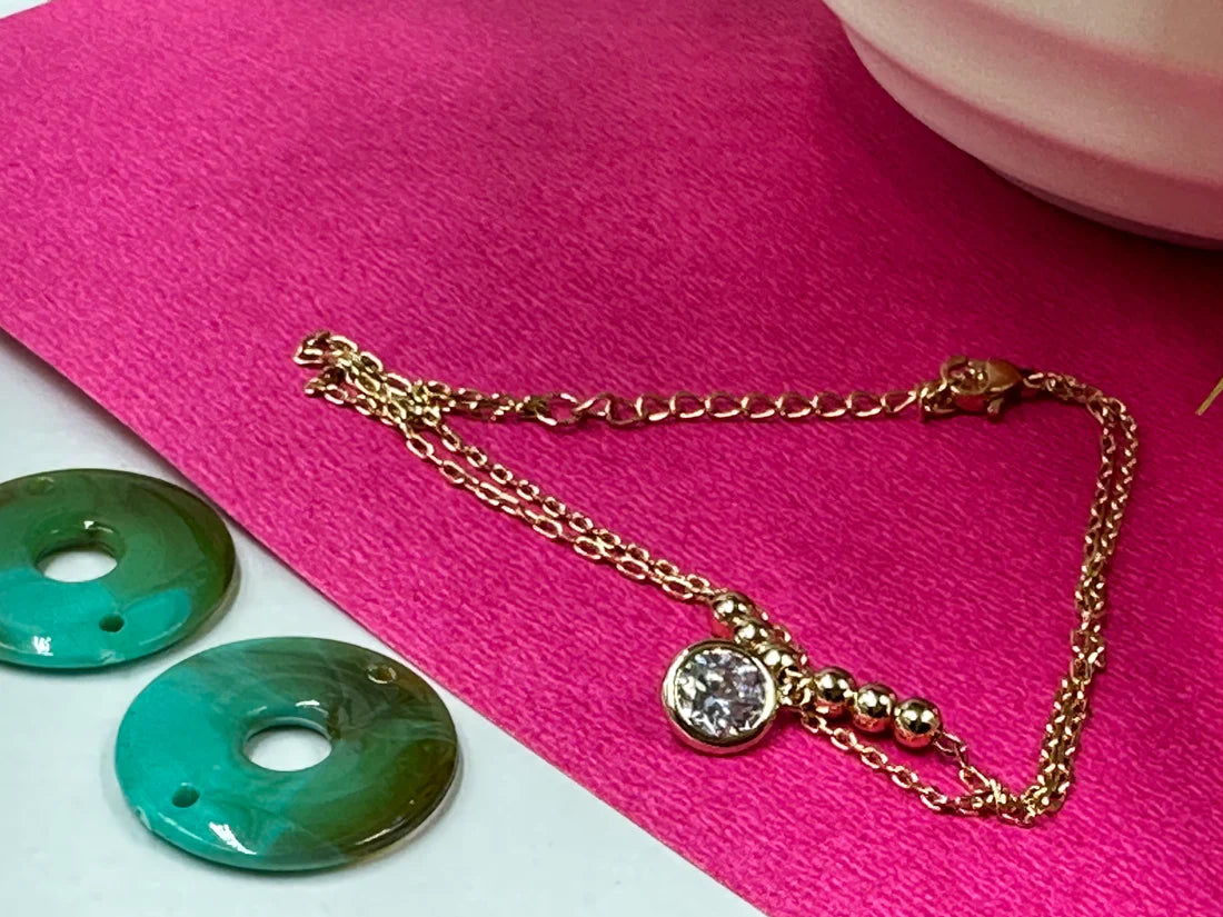 Solitaire Chain Bracelet