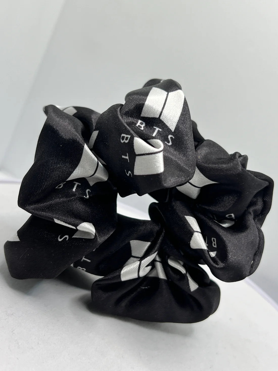 Black Satin Scrunchie