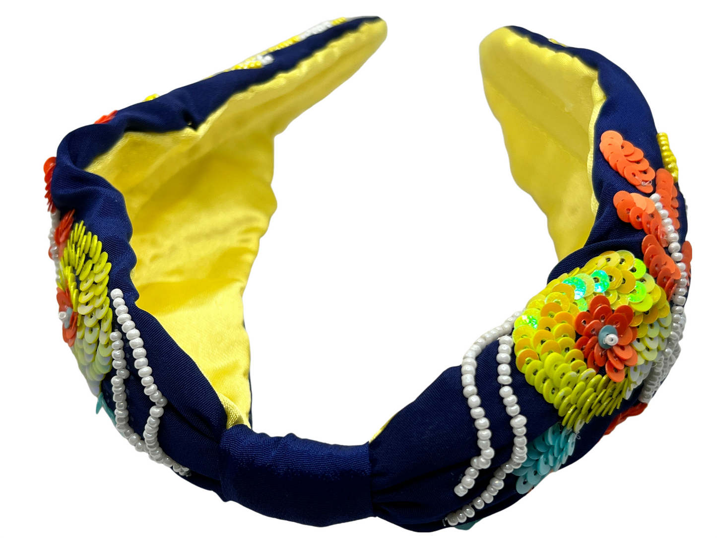 Blue Yellow Hairband