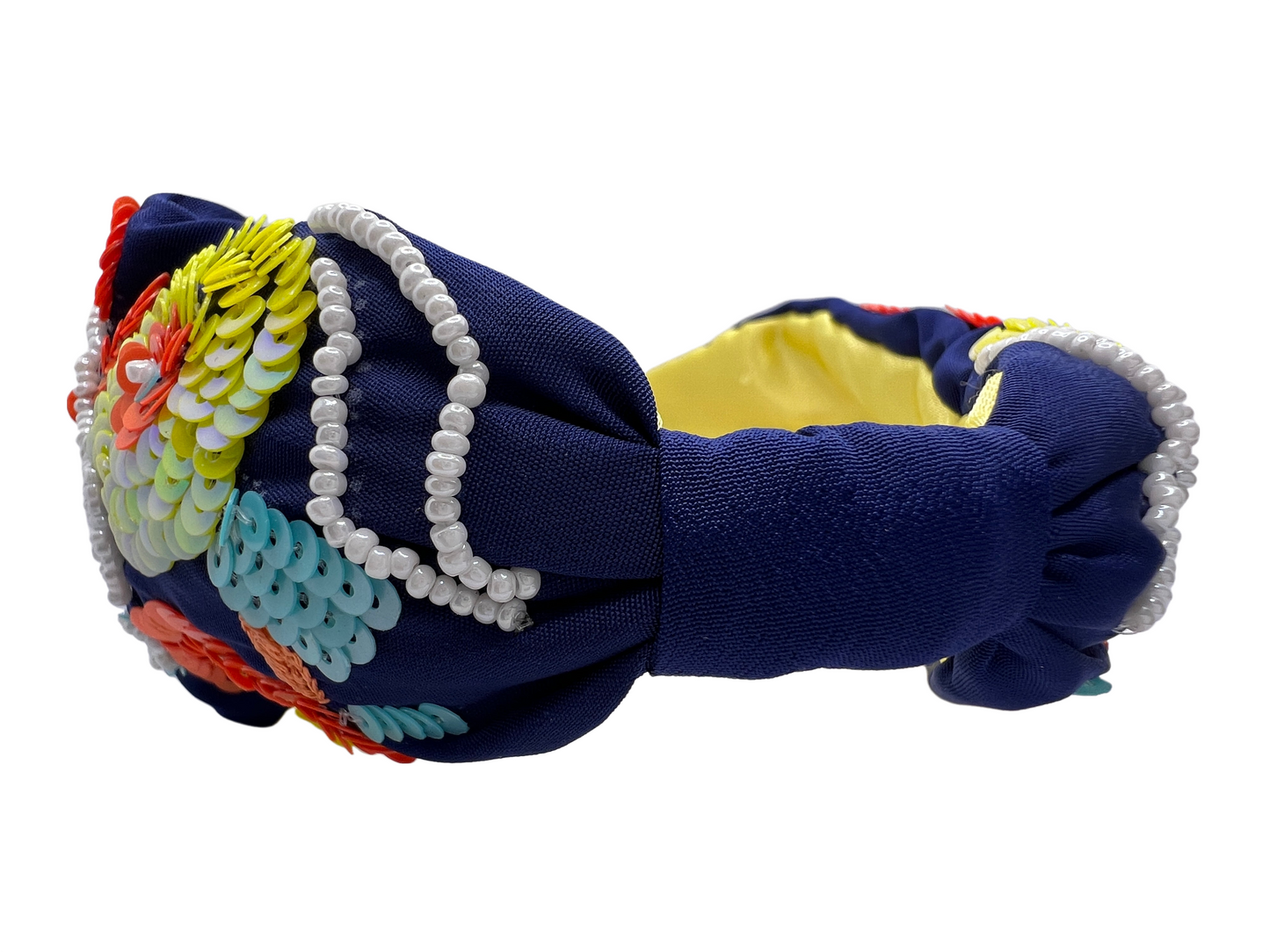 Blue Yellow Hairband