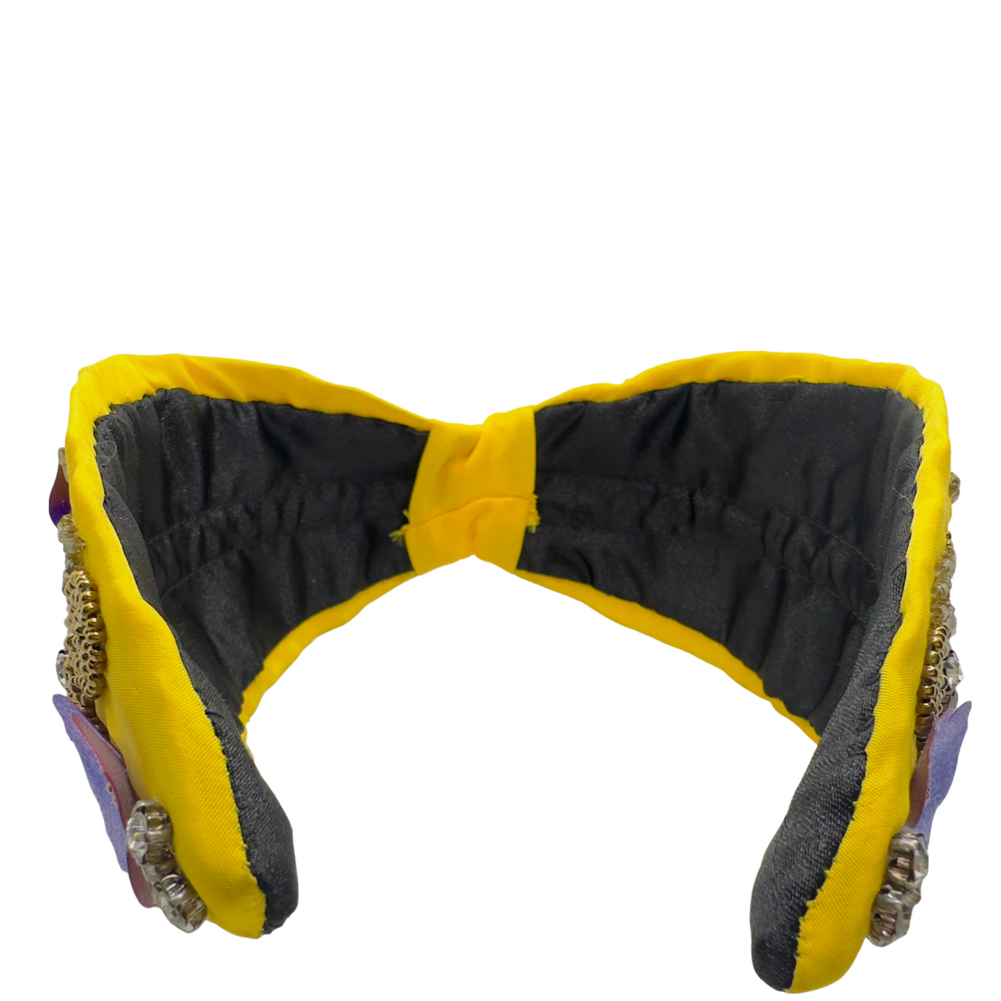 Yellow Beaded Hairband