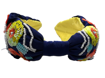 Blue Yellow Hairband