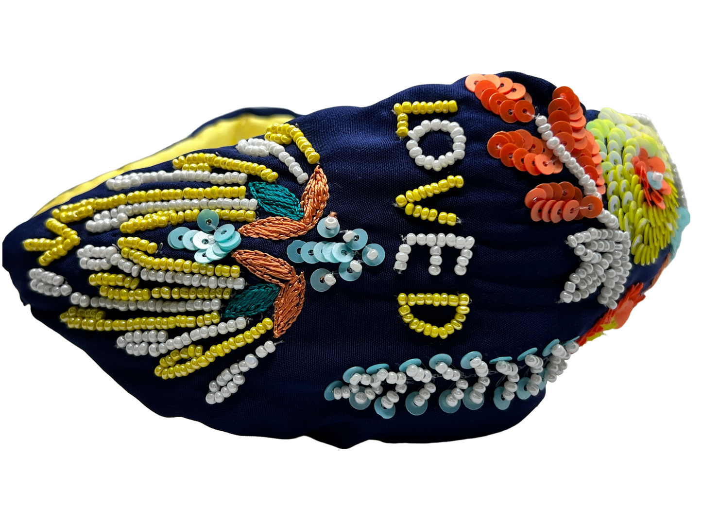 Blue Yellow Hairband