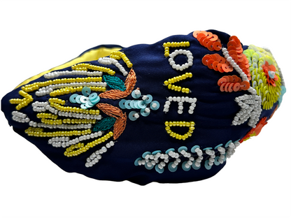 Blue Yellow Hairband