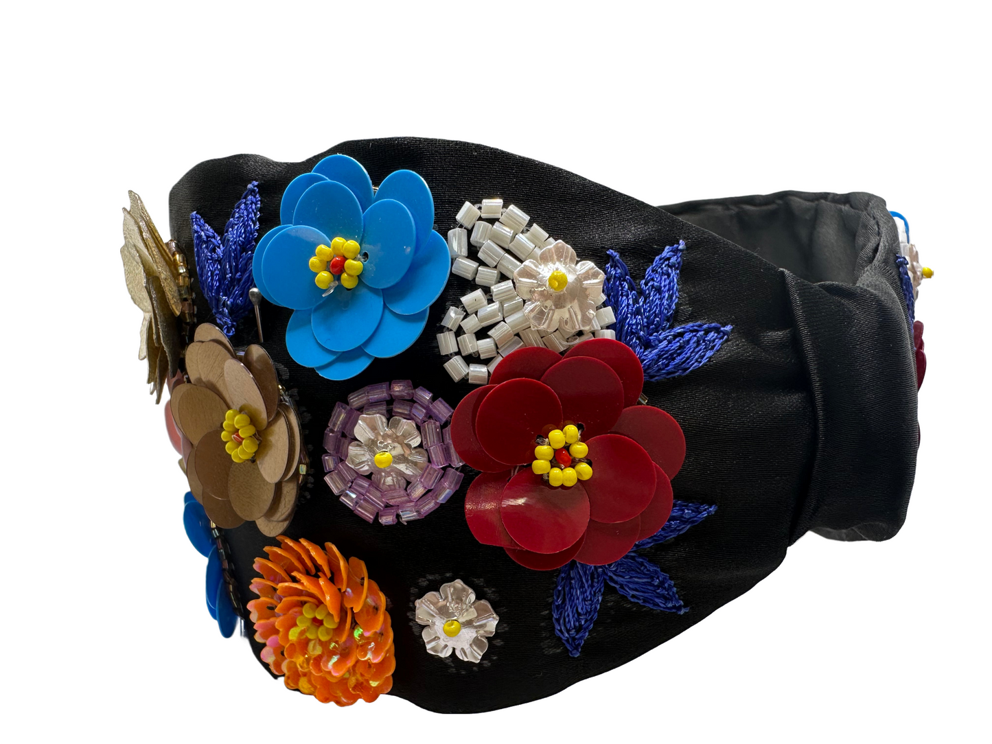 Multicolor Embroidered Hairband