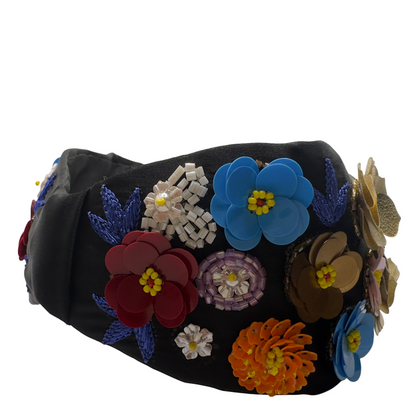Multicolor Embroidered Hairband
